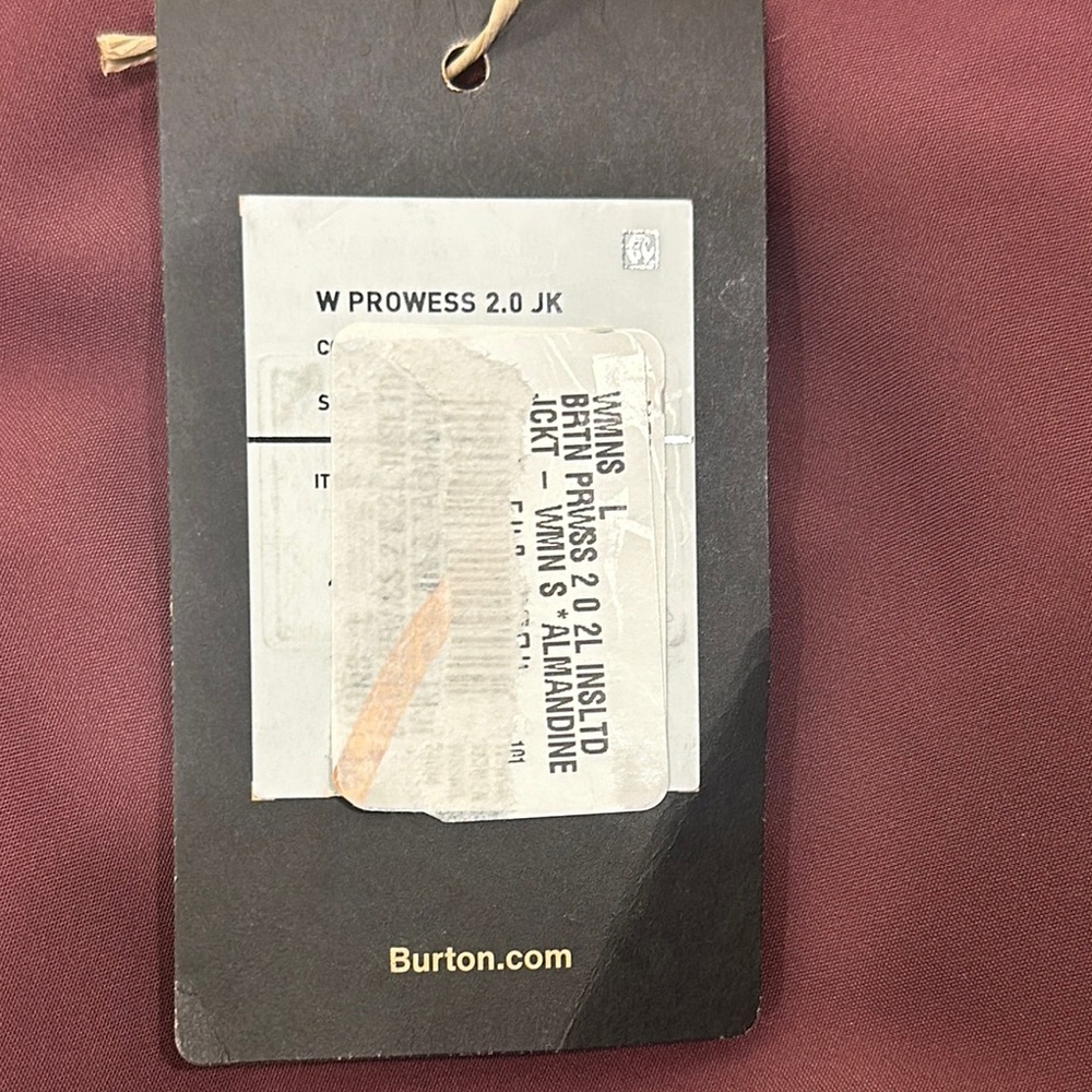 Red Ski Jacket with Hood and Full-Length Zipper - Picture 4 of 6